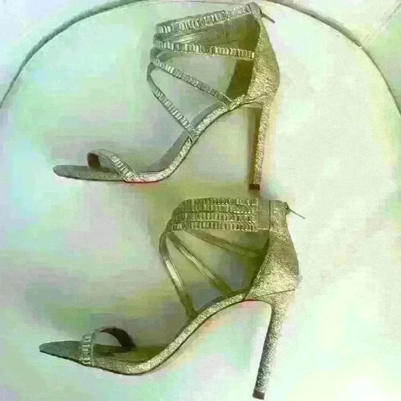 NWOT. Gianni Bini Shawn Sparkle Embellished Strappy Dress Sandal Heels. … - Picture 4 of 5